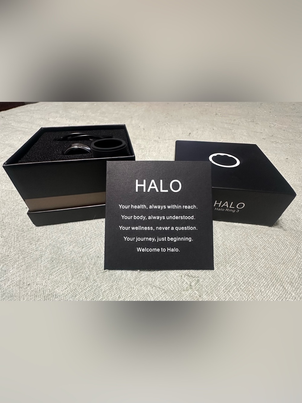 Halo Ring 3 and Silicone Band Set - Picture 2 of 4